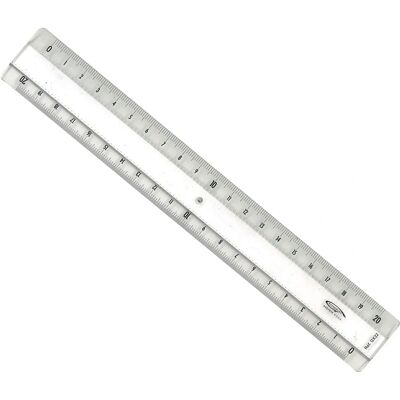 Átlátszó vonalzó 20 cm ferde széllel - Műszaki rajz GRAPHOPLEX Átlátszó vonalzó 20 cm ferde széllel - Műszaki rajz GRAPHOPLEX
