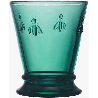 La Rochère Drikkeglas Abeille 26cl, sæt af 6, smaragdgrøn La Rochère Drikkeglas Abeille 26cl, sæt af 6, smaragdgrøn