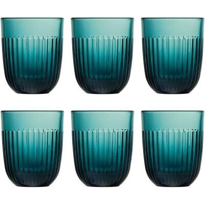 La Rochère Ouessant Mørkeblå 6 Glas - Vand- eller Drikkeglas La Rochère Ouessant Mørkeblå 6 Glas - Vand- eller Drikkeglas