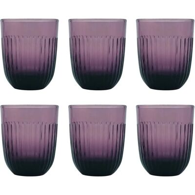 La Rochère Ouessant Aubergine Glas Sæt - Vandglas La Rochère Ouessant Aubergine Glas Sæt - Vandglas