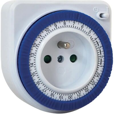 TIBELEC 562.220 Mechanisch Compact Dagelijks Programmeerbare Timer TIBELEC 562.220 Mechanisch Compact Dagelijks Programmeerbare Timer