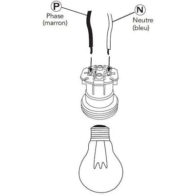 TIBELEC Teststecker E27 - Kunststoff Beige 100W TIBELEC Teststecker E27 - Kunststoff Beige 100W