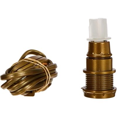 Tibelec E14 Flaskaadapter - Strömbrytare, Plast, Guld - Lampfattning Tibelec E14 Flaskaadapter - Strömbrytare, Plast, Guld - Lampfattning
