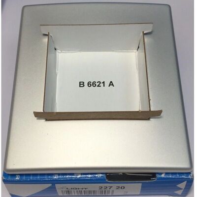 Arnould 22720 - Light Series - Single Switch Plate - Light Gray Metallic Arnould 22720 - Light Series - Single Switch Plate - Light Gray Metallic