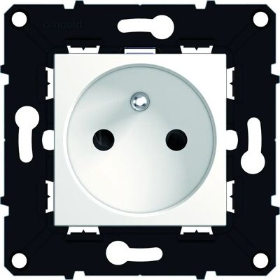 Arnould - Espace Evolution - Blanc - Pack 4 - Electrical outlet mechanism - Publicité Arnould - Espace Evolution - Blanc - Pack 4 - Electrical outlet mechanism - Publicité