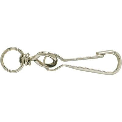 Chapuis 150/50Z Zinkat Stålkarabiner Set - 50mm, 6 st Chapuis 150/50Z Zinkat Stålkarabiner Set - 50mm, 6 st