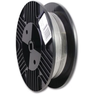 Chapuis 50 m Stahlkabel mit verzinkter PVC-Beschichtung 67 kg D2,5/3,5 mm Chapuis 50 m Stahlkabel mit verzinkter PVC-Beschichtung 67 kg D2,5/3,5 mm