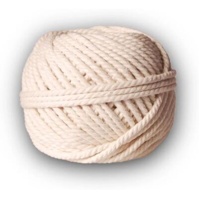 Chapuis katoenen koord - Breuksterkte 20kg - 2,5mm x 30m - Meetkoord Chapuis katoenen koord - Breuksterkte 20kg - 2,5mm x 30m - Meetkoord