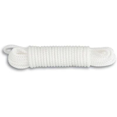 Chapuis DR2 – Gevlochten polypropyleen touw - 10 mm - Wit Chapuis DR2 – Gevlochten polypropyleen touw - 10 mm - Wit