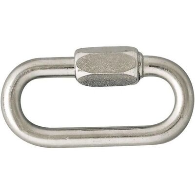 Maillon de chaîne Chapuis - Acier zingué - 49 mm - 6 mm - Vendu par 2 Maillon de chaîne Chapuis - Acier zingué - 49 mm - 6 mm - Vendu par 2