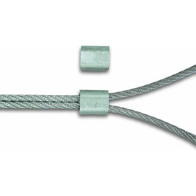 Chapuis VMAN40 Set van 2 aluminium sleeves - Kabelklem Chapuis VMAN40 Set van 2 aluminium sleeves - Kabelklem