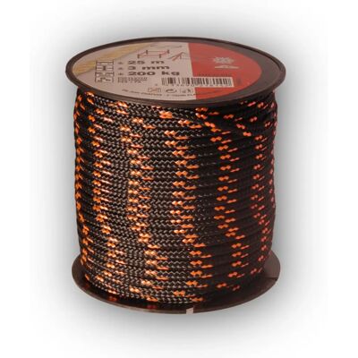 Chapuis MO325N Polyester Seil - 200 kg, 3 mm, 25 m - Seil Chapuis MO325N Polyester Seil - 200 kg, 3 mm, 25 m - Seil