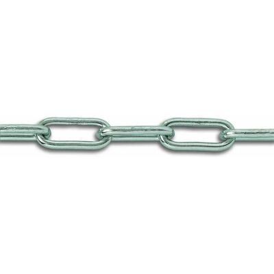 Chapuis LVBO30 Gelaste ketting Zinkstaal 55kg 3mm 2,5m - Zwaar gebruik Chapuis LVBO30 Gelaste ketting Zinkstaal 55kg 3mm 2,5m - Zwaar gebruik