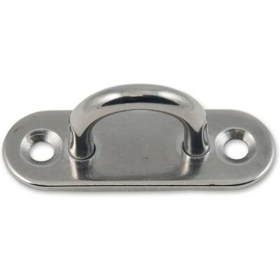 CHAPUIS Piastra a occhiello in acciaio inox - 60x20mm, 410kg - 2 pezzi CHAPUIS Piastra a occhiello in acciaio inox - 60x20mm, 410kg - 2 pezzi
