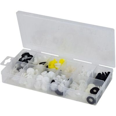 AUTOBEST Modello - 93 pezzi Clips in Plastica per Parti di Carrozzeria AUTOBEST Modello - 93 pezzi Clips in Plastica per Parti di Carrozzeria
