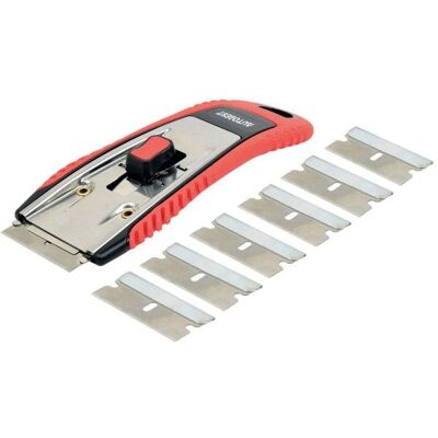 Autobest - Grattoir vitre retractable - 7 Lames - Glass scraper - Publicité Autobest - Grattoir vitre retractable - 7 Lames - Glass scraper - Publicité