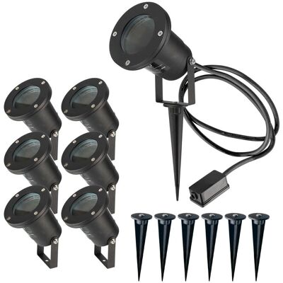OXEO - X6 - Câble 1,5 m - GU10 Compatible - Projecteur extérieur - Publicité OXEO - X6 - Câble 1,5 m - GU10 Compatible - Projecteur extérieur - Publicité