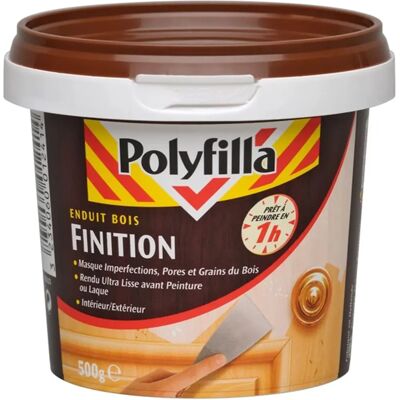 POLYFILLA Bia - Stucco di finitura per legno - Ultra liscio - Pronto da verniciare in 1 ora POLYFILLA Bia - Stucco di finitura per legno - Ultra liscio - Pronto da verniciare in 1 ora