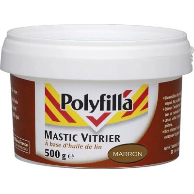 Polyfilla - Sigillante per Vetro e Altro - 500g Marrone Polyfilla - Sigillante per Vetro e Altro - 500g Marrone