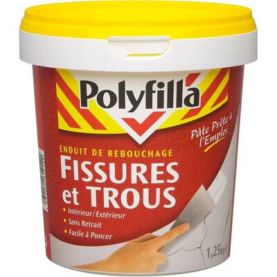 POLYFILLA Pasta rebou - Pasta - 1,25KG POLYFILLA Pasta rebou - Pasta - 1,25KG