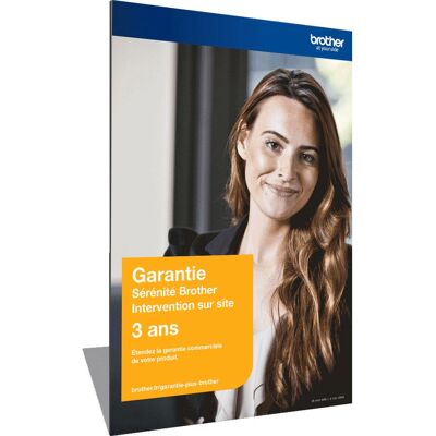 Extension de garantie/support Brother ZWOS03046 - 3 ans - Publicité Extension de garantie/support Brother ZWOS03046 - 3 ans - Publicité