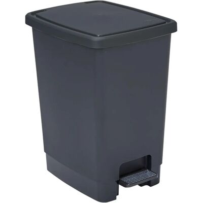 SUNDIS Pedal Trash Bin 30L Black - Trash Bin SUNDIS Pedal Trash Bin 30L Black - Trash Bin