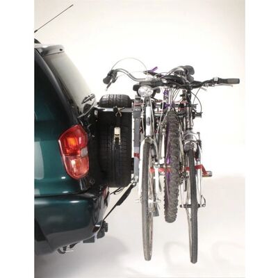 Porte-vélos monté sur roue de secours 4X4 (A500P) Porte-vélos monté sur roue de secours 4X4 (A500P)