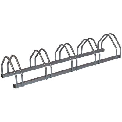 Support à vélos Mottez - Acier galvanisé pour 5 vélos - Publicité Support à vélos Mottez - Acier galvanisé pour 5 vélos - Publicité