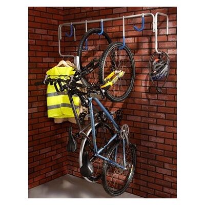 Mottez B130P Support à Vélo - Support Mural pour 5 Vélos - Publicité Mottez B130P Support à Vélo - Support Mural pour 5 Vélos - Publicité