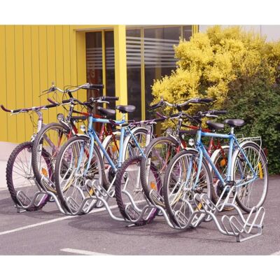Mottez Fahrradträger - Heavy Duty, 9 Fahrräder, Platzsparend, Alle Reifen Mottez Fahrradträger - Heavy Duty, 9 Fahrräder, Platzsparend, Alle Reifen