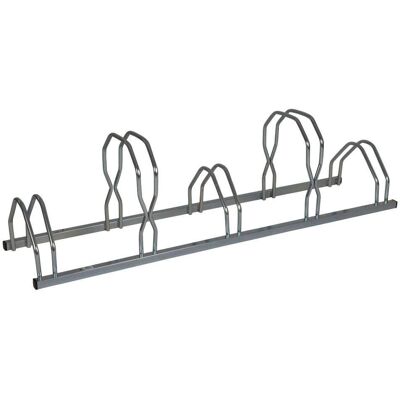 Suporte para bicicletas Mottez - 5 lugares - Metal, Fixação na parede Suporte para bicicletas Mottez - 5 lugares - Metal, Fixação na parede