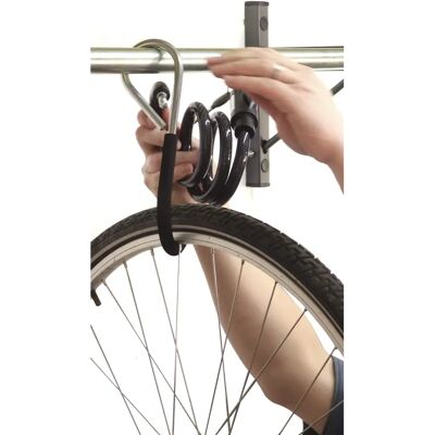 Mottez M045C Wandfahrradhalterung - Für 5 Fahrräder - Stahl Mottez M045C Wandfahrradhalterung - Für 5 Fahrräder - Stahl