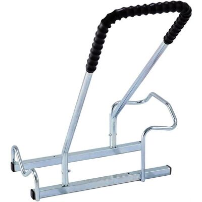 Mottez Fahrradständer - Zink Stahl 2 Fahrrad Halter mit Schutzbügel Mottez Fahrradständer - Zink Stahl 2 Fahrrad Halter mit Schutzbügel