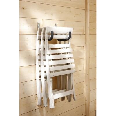 MOTTEZ Gancio da Parete - 24x15cm Acciaio Antiscivolo Nero - Montaggio a Parete MOTTEZ Gancio da Parete - 24x15cm Acciaio Antiscivolo Nero - Montaggio a Parete