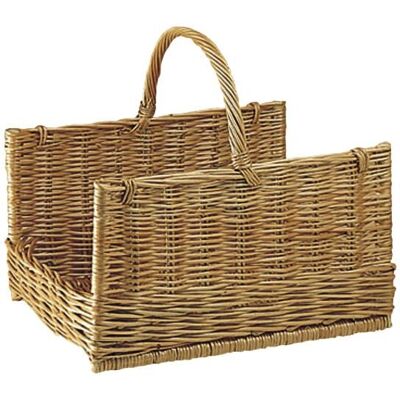 Aubry Gaspard PBU 1292 - Panier à bois - 50x38x50 cm - Publicité Aubry Gaspard PBU 1292 - Panier à bois - 50x38x50 cm - Publicité