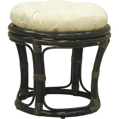 AUBRY GASPARD NTB 1312 C - Tabouret en rotin avec coussin - Publicité AUBRY GASPARD NTB 1312 C - Tabouret en rotin avec coussin - Publicité