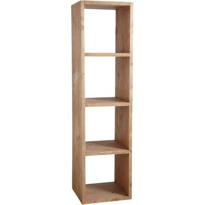 Étagère en épicéa ciré miel Aubry Gaspard 4 cases - Meuble - Publicité Étagère en épicéa ciré miel Aubry Gaspard 4 cases - Meuble - Publicité
