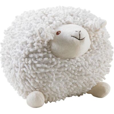 Aubry Gaspard DAN 2512 C - Mouton blanc en coton - Animal en peluche - Publicité Aubry Gaspard DAN 2512 C - Mouton blanc en coton - Animal en peluche - Publicité