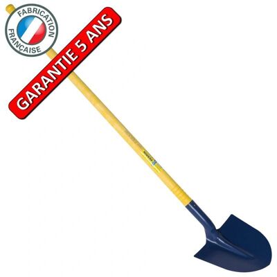 Outils Perrin - Pelle de terre, lame ronde, renforcée 29cm, manche composite 1,10m, incassable - Publicité Outils Perrin - Pelle de terre, lame ronde, renforcée 29cm, manche composite 1,10m, incassable - Publicité