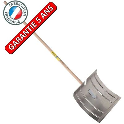 PERRIN Spade à Neige - Lame en zinc de 42cm avec poignée à fixation rapide - Outil de déneigement - Publicité PERRIN Spade à Neige - Lame en zinc de 42cm avec poignée à fixation rapide - Outil de déneigement - Publicité