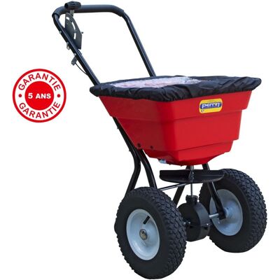 PERRIN Épandueur 29L - Roues gonflables - Fabrication française - Publicité PERRIN Épandueur 29L - Roues gonflables - Fabrication française - Publicité