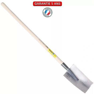 Perrin Tools - Senlis 28 - 28 cm - Manche pomme polie - Pelle - Publicité Perrin Tools - Senlis 28 - 28 cm - Manche pomme polie - Pelle - Publicité