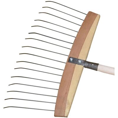 Outils Perrin Gartenschrubber - 16 Zähne Nach-Mähen Laub- & Rasenrechen Outils Perrin Gartenschrubber - 16 Zähne Nach-Mähen Laub- & Rasenrechen