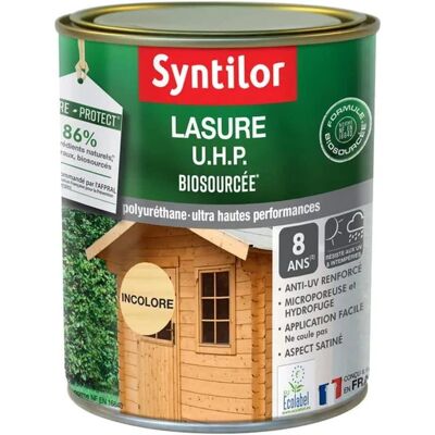 Syntilor Teinture Bois - 8 Ans Transparent Satin Protection Extérieure - Publicité Syntilor Teinture Bois - 8 Ans Transparent Satin Protection Extérieure - Publicité
