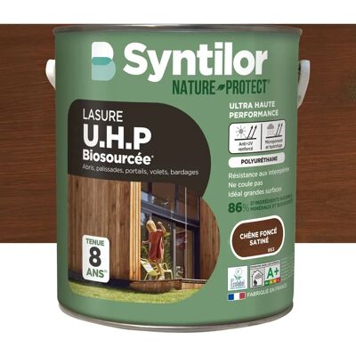 Syntilor - Teinture Bois Chêne Foncé Biosourcée - Extérieur, 8 Ans - Publicité Syntilor - Teinture Bois Chêne Foncé Biosourcée - Extérieur, 8 Ans - Publicité