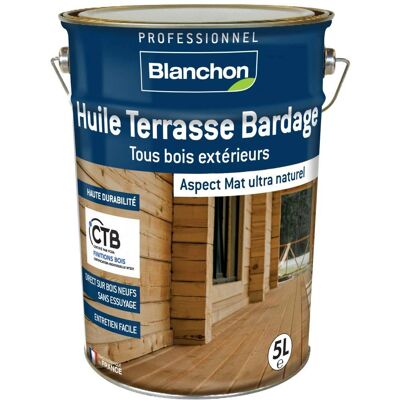 Huile pour bois extérieur gris - Haute durabilité - Blanchon - Publicité Huile pour bois extérieur gris - Haute durabilité - Blanchon - Publicité