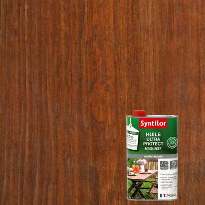 Huile pour mobilier de jardin Teck Syntilor - Protection & Décoration - 1L - Publicité Huile pour mobilier de jardin Teck Syntilor - Protection & Décoration - 1L - Publicité