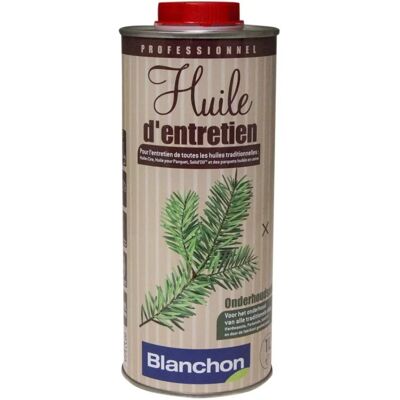 Huile pour Parquets BLANCHON - Naturelle, 1L - Publicité Huile pour Parquets BLANCHON - Naturelle, 1L - Publicité