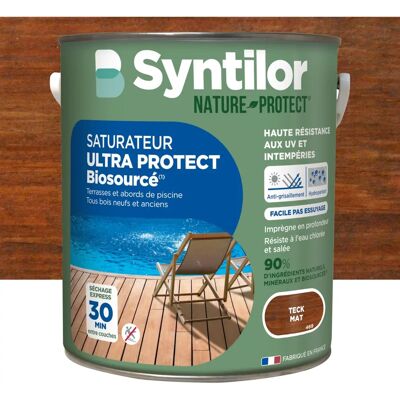 Syntilor - Protecteur naturel saturateur teck mat 5 l - Saturateur - Publicité Syntilor - Protecteur naturel saturateur teck mat 5 l - Saturateur - Publicité