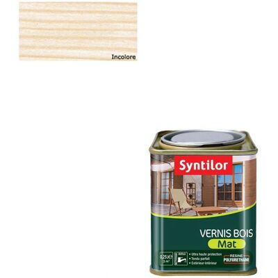Syntilor Holzlack - Transparent Matt - 0,25L - Außenbereich Syntilor Holzlack - Transparent Matt - 0,25L - Außenbereich